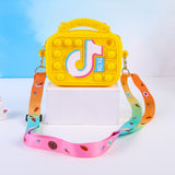 Kid Silicone Tiktok Anti-rat Pioneer Pressure Relief Puzzle Toy Bag