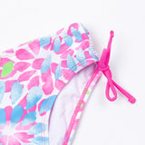 Kid Girls Swimsuit Split Water Drop Print Bikini
