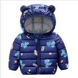 Kid Baby Boy Girl Cotton Jacket Cotton-padded Jacket Light Down Coat