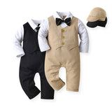 Baby Boy Suit Gentleman Formal Long Sleeve 2 Pcs Sets