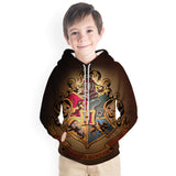 Kids Boy Girl Personalized Graphic 3D Print Hoodie