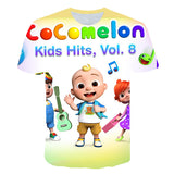 Kid Boy Girl Short Sleeve Cartoon Print New Summer T-shirt