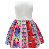 Kid Girl Holiday Party Cute Doll Bow Dresses