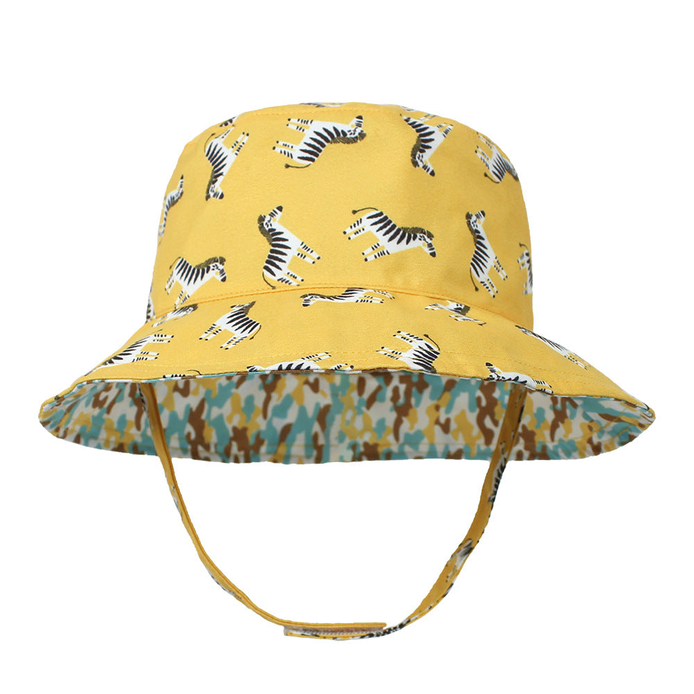 Kid Baby Summer Baseball Cap Solid Color Cotton Casual Adjustable Sun Hat