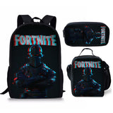 Kid Adult Fortnite Night Backpack High-capacity Bags