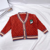 Kid Baby Girl British Cardigan Sweater