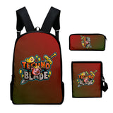 Schoolbag Backpack Set Technoblade Personality INS Bags