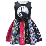 2-8T Kid Baby Girl Halloween Christmas Eve Scare Party Dress