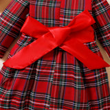 Kid Baby Girl Long-sleeved Gauze Princess Christmas Dresses