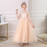 Kid Girl Summer Fluffy Mesh Princess Catwalk Dress