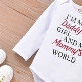 Baby Girl Set Valentine's Day Love Letter 3 Pcs Sets