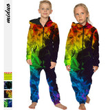 Family Matching Parent-child Long Sleeve Loose Digital Printing Pajamas