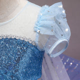 Kid Girl Princess New Frozen Esha Short Sleeve Esha Dresses