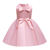 Kid Girl Fashion Lapel Stars Sequin Princess Dresses