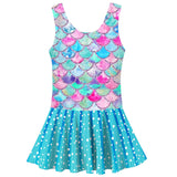 Kid Girl Mermaid One-piece Cute Swimwear Swimsuit