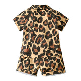 Kid Baby Boy Suit Beach Trip Beach Holiday Short 2 Pcs Set Pajamas
