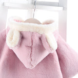 Baby Girl Cape Thickened Windbreak Coat