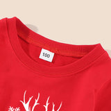 Family Matching Long Sleeve Casual Parent-child Christmas Shirts