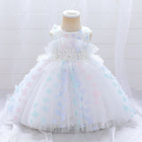 Kid Baby Girl Stereoscopic Flower Wedding Dresses