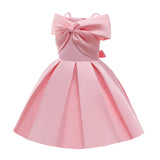 Kid Girl Pink Summer Suspender Princess Dresses