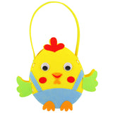 Easter Kids Handmade DIY Materials Bag Woven Tote Egg Bunny Bag
