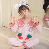 Kid Baby Girl Spring Autumn Pajamas Cute Cartoon Home Wear