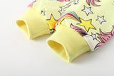 Kid Baby Girls Long Sleeve Cartoon Unicorn Tracksuit 2 Pcs Set Pajamas