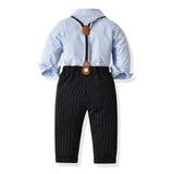 Baby Boy Suit Halter Suit Triangle Formal 3 Pcs Sets