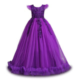 Kid Girl Foreign Princess Long Dress