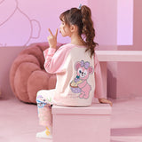 Kid Girl Sleepwear Spring Autumn Long Sleeves Loungewear Pajamas