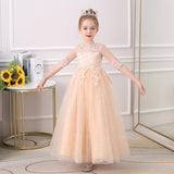 Kid Girl Summer Fluffy Mesh Princess Catwalk Dress