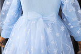 Kid Baby Girls Fashion Princess Frozen Spring Pomp Mesh Dresses