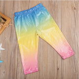 Kid Baby Girl Wish Colorful Sparkly Leggings Pants