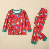 Family Matching Christmas Printed Housewear Parent-child Pajamas