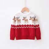 Kid Baby Girl Boy Fawn Cotton Thread Sweater