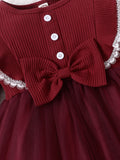 Kid Baby Girls Fall Winter Korean Dresses