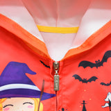 3-8T Kid Boy Girl Cardigan Coat Halloween Ghost Pumpkin Zipper Coats