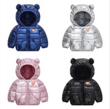 Kid Baby Boy Girl Down Winter Lightweight Cotton Cartoon Coats