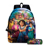 Primary Secondary School Backpack Encanto Magic House Cartoon Bags