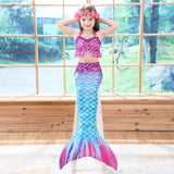 Kid Girl Mermaid Separate Bikini Swimsuit