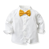 Kid Baby Boys Gentlemen New Autumn Suit 2 Pcs Sets