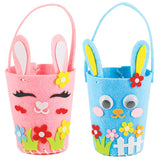 Easter Kids Handmade DIY Materials Bag Woven Tote Egg Bunny Bag