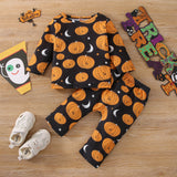 Baby Girl Halloween Pumpkin Sets 2 Pcs