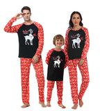 Family Matching Printed Christmas Long Sleeve Pajama