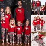 Family Christmas Deer Parent-child Homewear Pajamas Set
