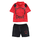 Kid Baby Boy Winged Devil Split Sun Protection Swimsuits