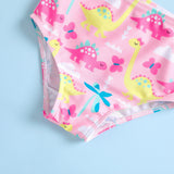 Kid Baby Girl Swimsuit Summer Fashion Split Cartoon Animal Print Bikini