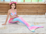 Kid Girl Mermaid Separate Bikini Swimsuit