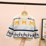 Kid Boy Cute Korean Outer Knit Sweater