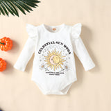 Baby Girl Autumn Long Sleeve Rainbow 3 Pcs Sets